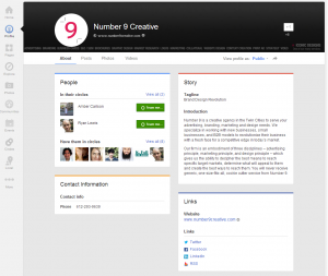 Google+ About Screenshot